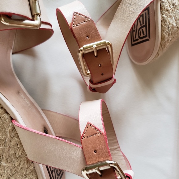 ❤HP❤ Pour La Victoire Jaclyn Pink Wedge Espadrille - Picture 2 of 8